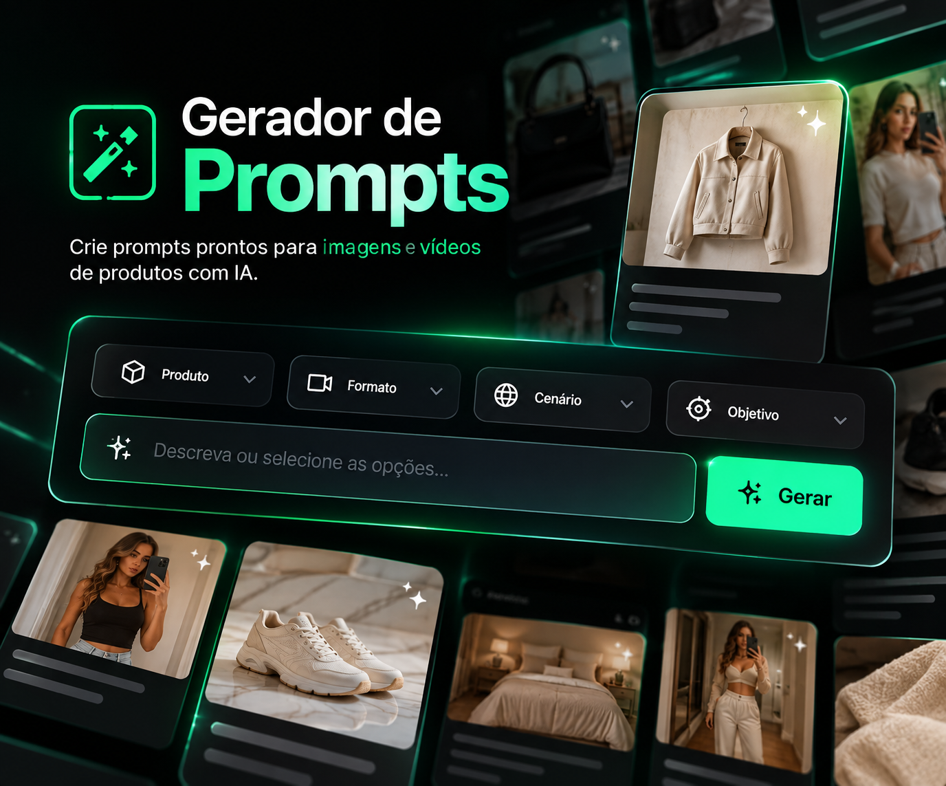 Capa do Gerador de Prompts